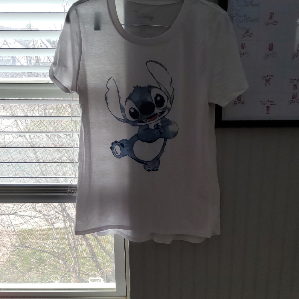 Disney White and Blue Character Bib